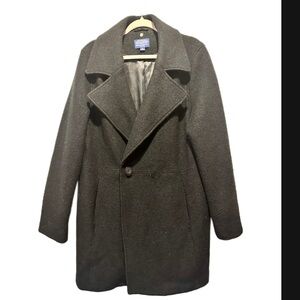 Pendelton black Wool pea coat never worn. Size XL